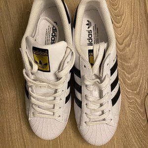 Adidas Superstar, Mens 7.5, Black